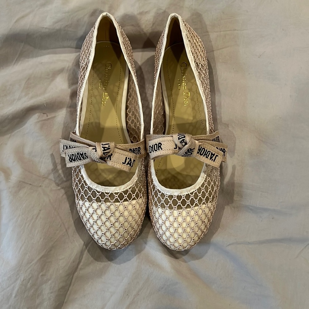 Dior ballet flats sz 37